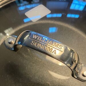 Williams Sonoma Stainless Steel Skillet with Lid